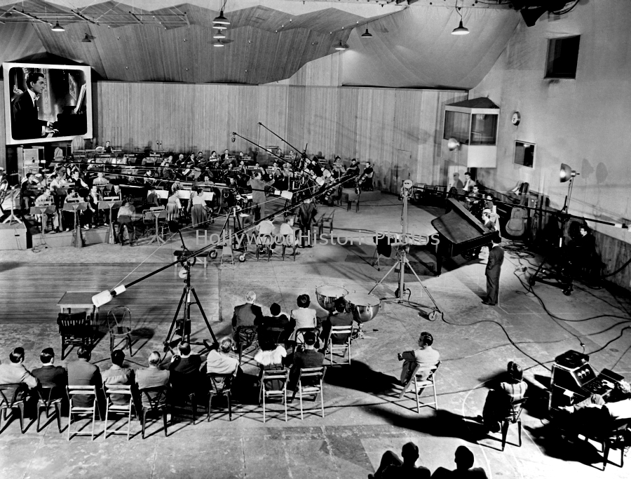 Max Steiner 1945 Rhapsody in Blue With Rolf Heindorf, Paul Whiteman conducting Robert Alda as George Gershwin2.jpg